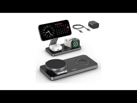 Review: Foldable 3-in-1 MagSafe Wireless Charging Station for iPhone, AirPods & Watch