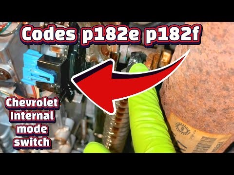 How to Replace Transmission Range / Neutral Safety / Mode Switch 09-14 Chevrolet p182f p182e p0700