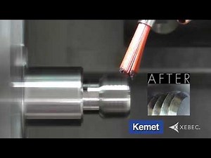 Deburring Threads and Cross Holes on CNC Lathe
