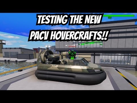 TESTING THE NEW PACV HOVERCRAFTS IN WAR TYCOON