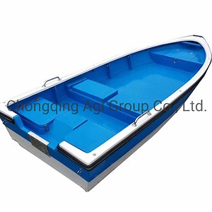 [Hot Item] Fiberglass Steel Sea Fishing Boat with Floating Tank Fishing Boat
