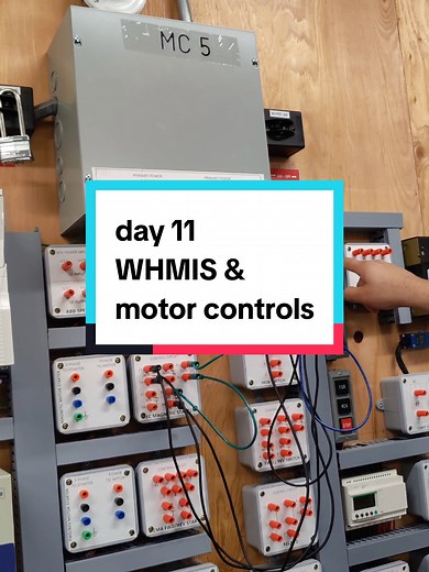 let's do our WHMIS. Extra class for motor controls! #class #school #electricalapprentice #electrician #motorcontrols #whmis