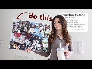 How To Make a VISION BOARD That ACTUALLY WORKS (mine always works)