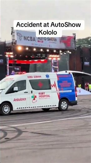 accident has occurred today at 2026 car expo in kololo