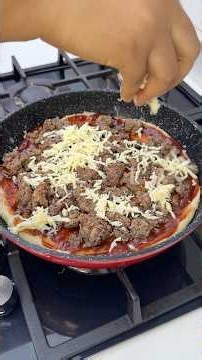 Make Pizza on a Stove Top #recipe #pizza