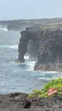 HŌLEI SEA ARCH OVERLOOK #travel #hawaii #nature #bigislandhawaiivlog