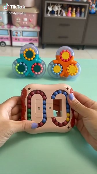 Rotating Magic Bean Fingertip Rubik's Cube Toy
