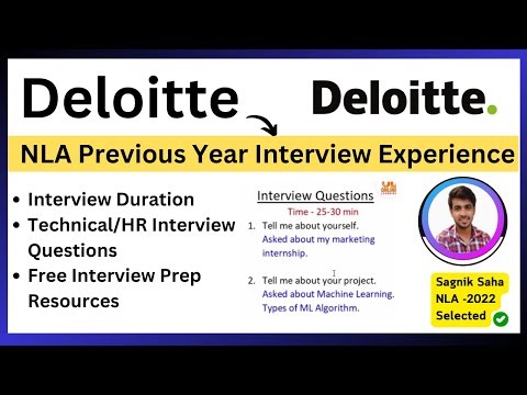 Deloitte Analyst Trainee Interview Experience | Sagnik Selected | Technical/HR Interview Questions
