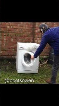 Long lost footage! Brick in washing machine