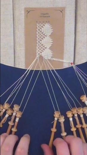 Étapes d’un petit galon de dentelle 🧵