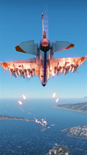 F 2A Fires Rapid Missile at USS Charles F Adams! #shorts #youtubeshorts