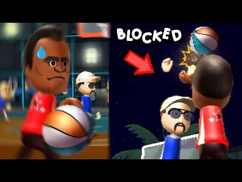 I LOCKED DOWN TOMMY! HE DIDN'T SCORE ONCE! (Wii Sports Basketball)
