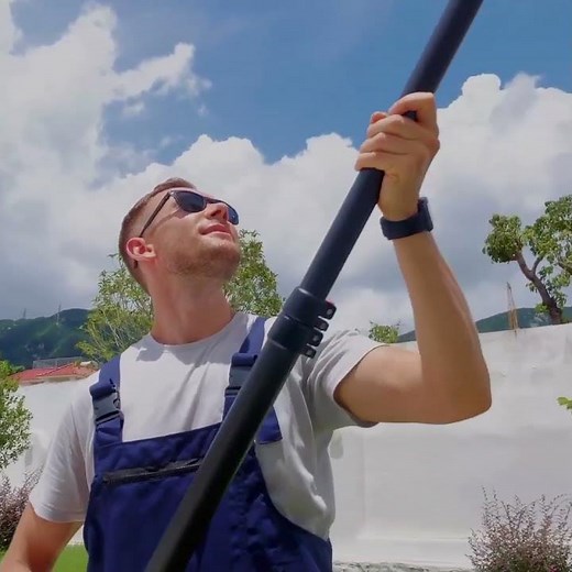 Telescopische Wasborstel Met Zeepdispenser!
