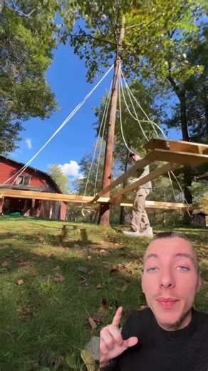Une balançoire impressionnante pour toute la famille