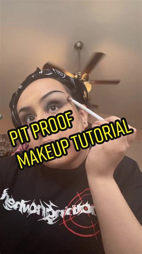 Pit Proof Concert Makeup Tutorial