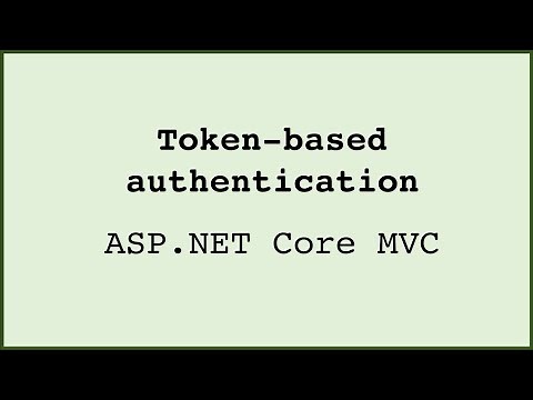 Token-based Authentication for ASP.NET Core MVC Web App with Web API