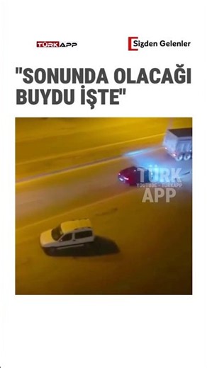 ⚠️ One of the Cars Turning the Street into a Racetrack in Samsun Crashed into a Truck! 🚛💥🚗 #viral...