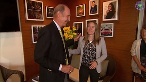 71K views · 119 reactions | Congratulations! At Wimbledon, Hall of Famer Justine Henin - Official page received her International Tennis Hall of Fame ring from Stan Smith. Hear what the tremendous honor meant to the legendary player. | International Tennis Hall of Fame | Facebook
