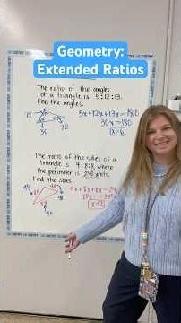 Geometry: extended ratios #iteachalgebra #math #mathematics #iteachmath #geometry