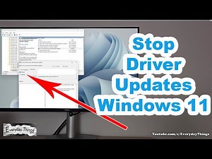 How to Stop Windows from Automatically Updating Drivers (GPU & All)