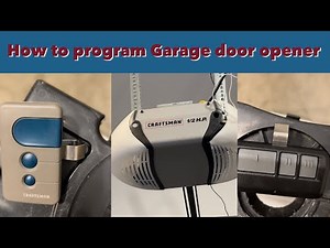 How to program garage door opener | Easy steps | Remote control
