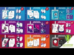 Free File .CDR : Download Kumpulan Format ID card Karyawan Coreldraw