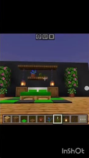 Minecraft TikTok build hacks minecraft bedroom buliding #shorts #minecraft #gaming