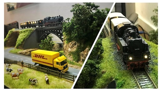 Building a realistic miniature landscape: Road, river & railway diorama tutorial