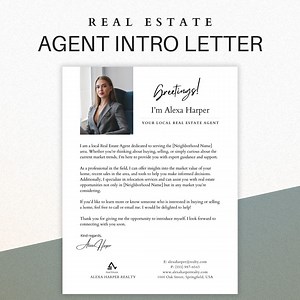 Real Estate Agent Introduction Letter Realtor Introduction Flyer Agent Farming Letter Hello Neighbor Letter Realtor Marketing Mailer, Canva - Etsy