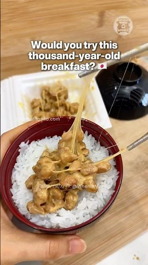 Japan finds! How to Eat Natto the Japanese Way: Easy Natto Egg Rice Recipe 🇯🇵🥚 #food #meal #rice