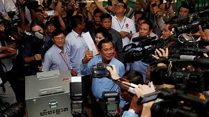 Cambodia's ruling party claims victory after disputed election