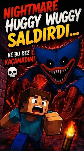 NIGHTMARE HUGGY WUGGY CAUGHT ME! THERE'S NO ESCAPE! (Minecraft)