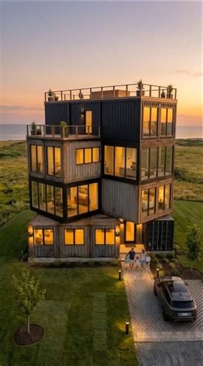 From Raw Land to 3 Story Container Mansion | Container Home Construction Timelapse