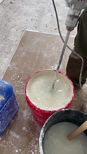 407K views · 2.6K reactions | Mixing up taping mud for the bazooka - you go a lot thinner than hand taping because it has to run through the tool. To thick and it won’t run well | Drywall Shorty | Facebook