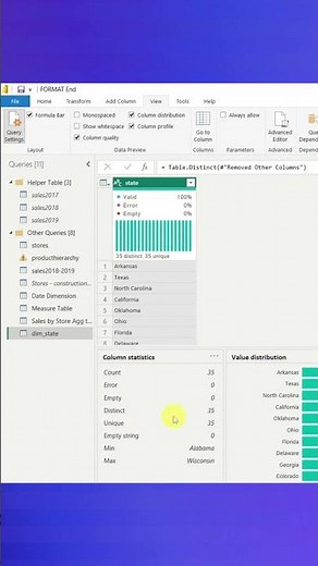 HOW TO CREATE DIMENSION TABLE IN POWER BI #powerbi #dax #dimension #facttable #datamodeling #pbi