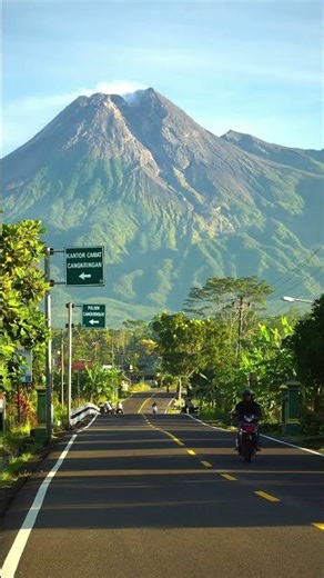 Mount Merapi in Yogyakarta