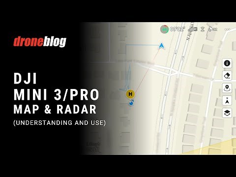 DJI Mini 3 / Mini 3 Pro - Understanding and Using the Map and Radar