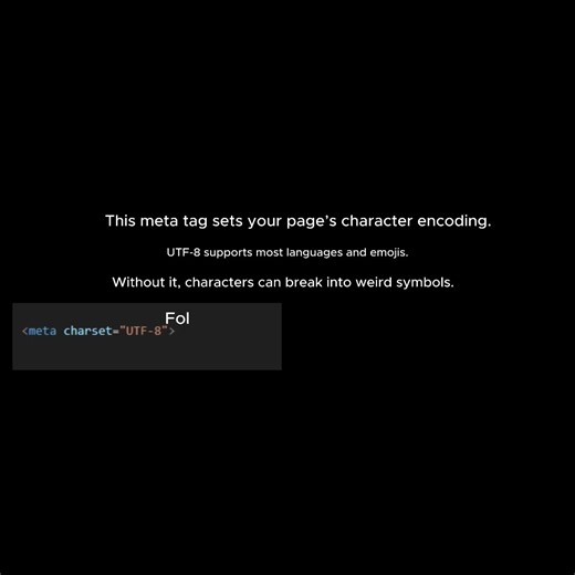 HTML Lesson 17: What the meta Charset Tag Means