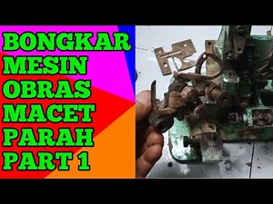 Overlock butterfly machine, tutorial on how to fix a jammed overlock machine