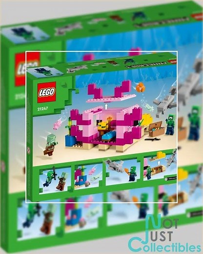 LEGO Minecraft The Axolotl House Set 21247