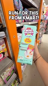 Check out this amazing #miniminis #miniature #fridge #minifridge by ZURU Toys at Kmart Australia ! It has light & #uvlight for curing when you opened it. #kmartfinds #toys #blindbox #unboxing #capsuletoys #minibrands #fillthefridge | adrianwidjy