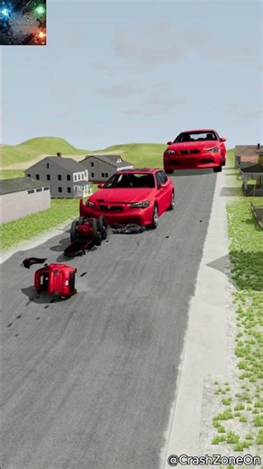 COLORFUL CARS VS MASSIVE SPEED BUMPS!😱 | BeamNG.drive! #303