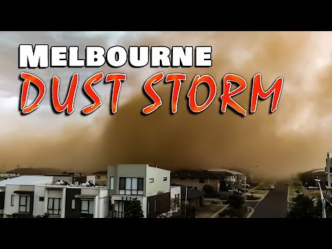 Dust Storm impacts Melbourne, Victoria - 13 Feb 2024