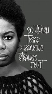 “Strange Fruit” performed by #ninasimone - Live in Antibes, 1965 - #billieholiday #lewisallan - Nina recorded “Strange Fruit” for her 1965 album, “Pastel Blues.” This previously unreleased live performance is the only other known recording of Nina performing this moving, haunting song. | Nina Simone