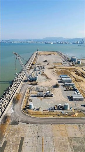 The Process of Constructing a Coastal Runway.