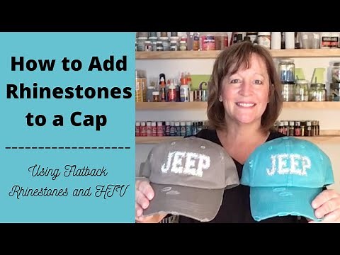 How to Add Rhinestones to a Cap