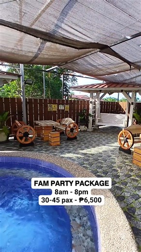 🍀 𝗙𝗔𝗠𝗜𝗟𝗬 𝗣𝗔𝗥𝗧𝗬 𝗣𝗔𝗖𝗞𝗔𝗚𝗘 8am - 8pm 30-45 pax - ₱6,500 𝘐𝘯𝘤𝘭𝘶𝘴𝘪𝘷𝘦𝘴: Pergola/cottage, tables, chairs, 2 garden set tables and chairs, videoke, kiddie pool, adult pool, bbq/grill area, parking 𝑭𝒐𝒓 𝒊𝒏𝒒𝒖𝒊𝒓𝒊𝒆𝒔 𝒑𝒍𝒆𝒂𝒔𝒆 𝑷𝑴 𝒖𝒔 📍 𝗟𝗼𝗰𝗮𝘁𝗶𝗼𝗻 Seselangen, Sual, Pangasinan | Shamrock Private Resort