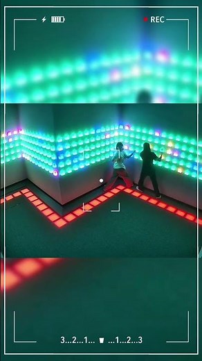 “Interactive LED Wall Challenge Game | Reaction Speed Test in Activate Game Room”#Interactive LED