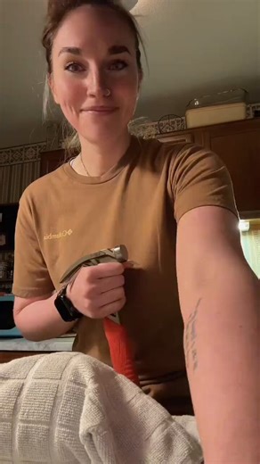 🍵This woman is standing in her kitchen at 6:30 in the morning, shaking, because she’s about to break her favorite mug she’s had for seven years... on purpose.It’s cracked but perfect — fits her tea lid exactly, never actually broken — yet every single time she uses it she has visions of the handle breaking off. In meditation she heard the message loud and clear:“What you’re holding on to holds you back.”So she’s doing it. She’s breaking the mug to release the attachment… and hopefully shift her