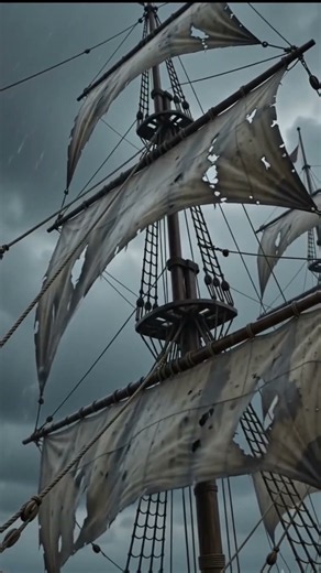 Pirate Ship Battling a Deadly Storm at Sea ⚓🌊#pirateship #shipinstorm #perfectstorm #oceanstorm